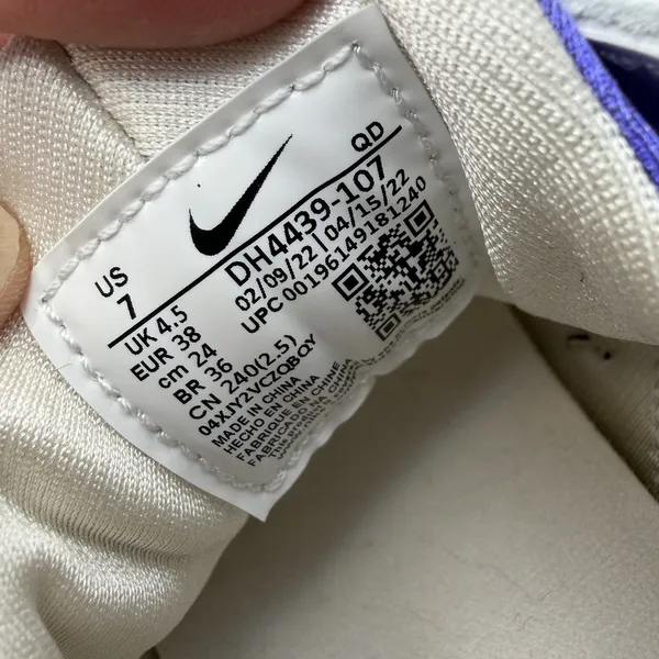 New Women's‎ Sz 7 Nike Air Huarache "Concord" sneakers DH4439-100 - Image 9
