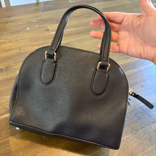 Kate Spade Black Small Handbag Domed-Flawed - Image 4