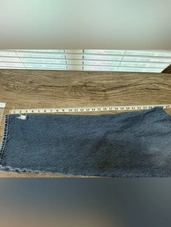 Levi's‎ Jeans Womens 28 Blue Ribcage Straight Ankle Waterless Dark Wash Denim - Image 6