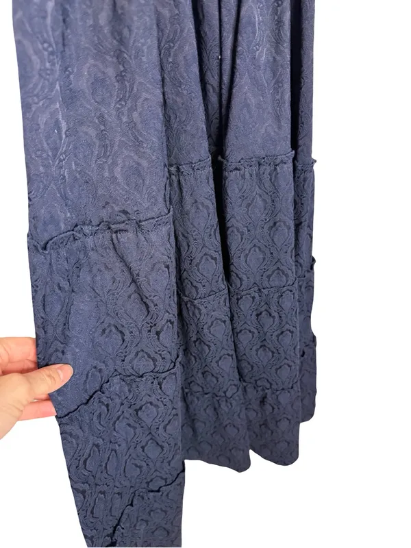 ✨🌙💙 Hill House Home The Nap Dress™ Smocked Ruffle Maxi‎ Dress Size L 🤍🌿 - Image 4