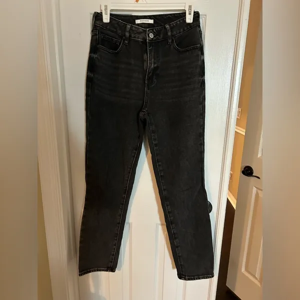 PacSun Women’s Mom Black Denim Jeans 25 - Image 4
