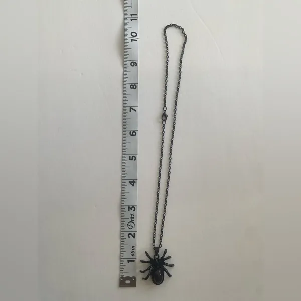 Gothic Black/Red Cute Spider‎ Pendant Necklace Punk Retro Style Fashion Jewelry - Image 13