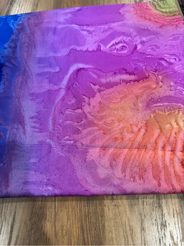 Rima Ombre Fringed Rima Beach Wear Scarf/ Wrap - Image 5