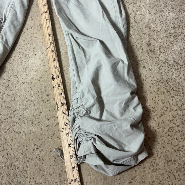 Royal Robbins Womens Gorpcore Granola Ruched Hiking Pants Tan Size L‎ ROYCL-S73 - Image 2