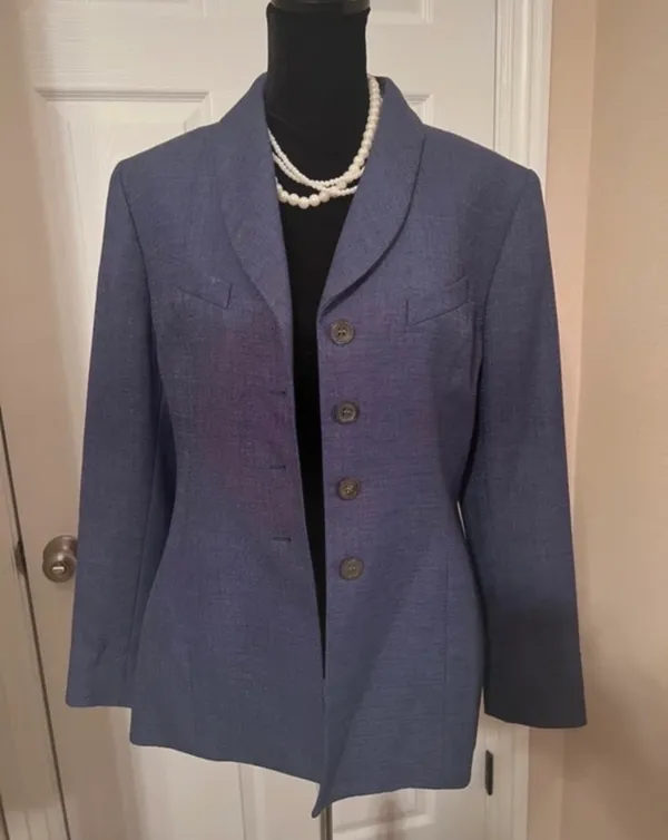 Le Suit Blue blazer jacket - Image 2