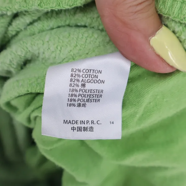 Brandy Melville Lime Green Rosa Sweatpants Joggers Fleece One Size - Image 3
