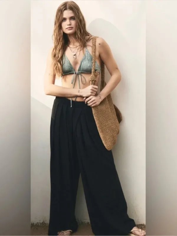 NWT Free People free est sloane wide leg pant - Image 7
