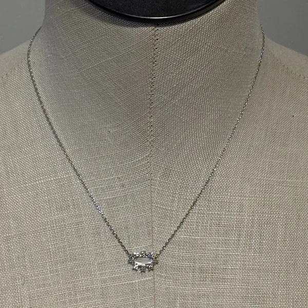 Kendra Scott Elisa Open Frame Crystal Pendant Necklace - Image 2