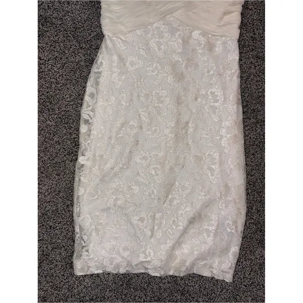 Ralph Lauren Ivory Lace Dress New With Tags Size 2 - Image 6