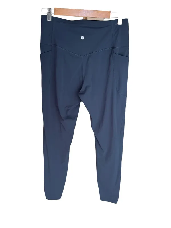 Halara - UltraSculpt High Waisted Tummy Control Pocket Leggings Navy Sz L - Image 5