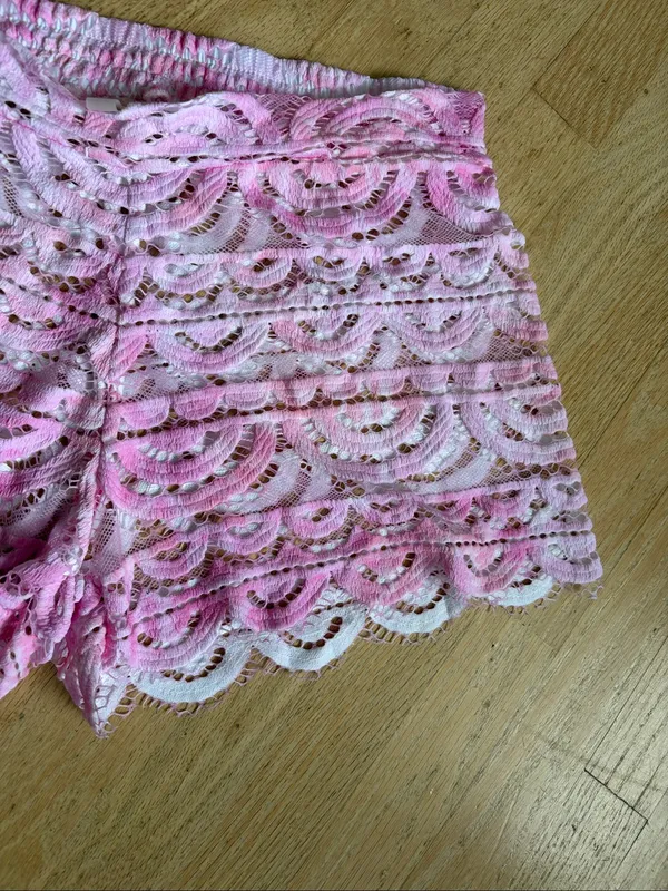 PQ SWIM lexi short pink white size xs/s - Image 3