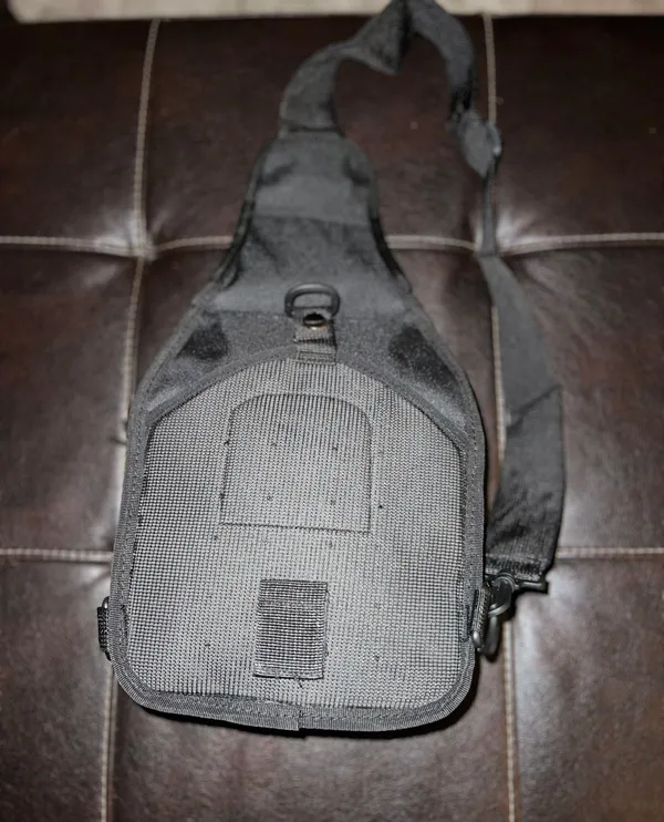 Tactical Sling Carry Tote. Black - Image 5