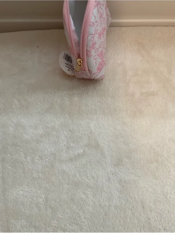 Pink Floral Cosmetic Pouch - Image 5