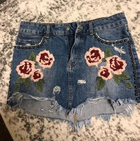 Free People Embroidered Skirt - Image 3