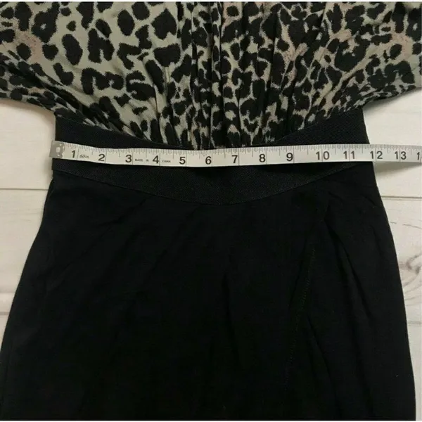 Asos Animal Print Long Sleeve Dress Size 4 - Image 7