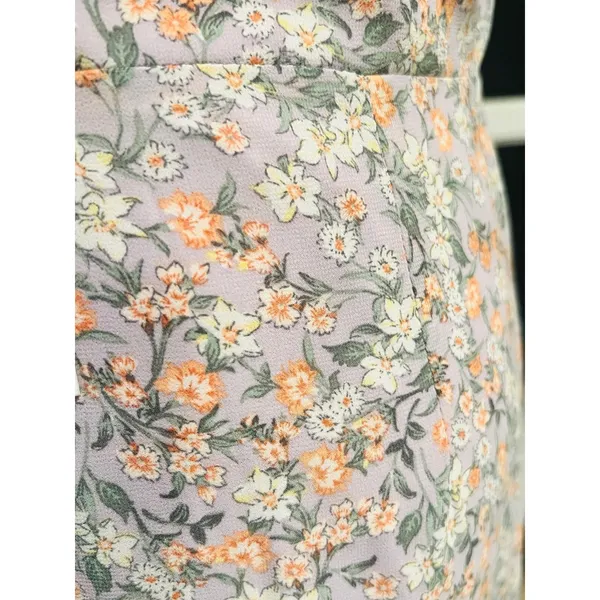 ASTR THE LABEL Mahalia Dress in Lilac & Orange Floral Size Medium NWT - Image 13
