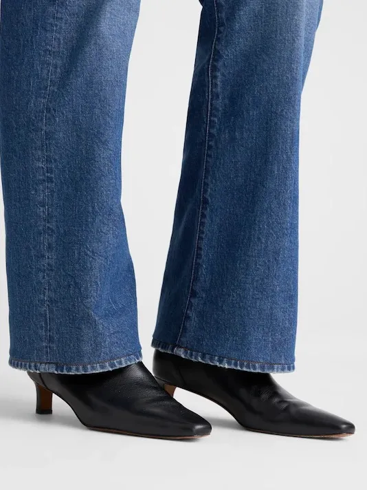 Madewell The Dimes Chelsea Boot Leather in Black Size 9 - Image 4