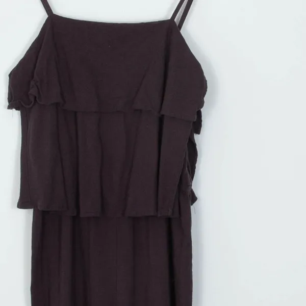 Anthropologie Mo:Vint Linen Blend Culotte Sleeveless‎ Jumpsuit Boho Womens Small - Image 2
