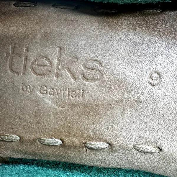 Tieks Mint Patent Full-Grain Leather Ballet Flats Split Sole Packable Mint 9 - Image 6