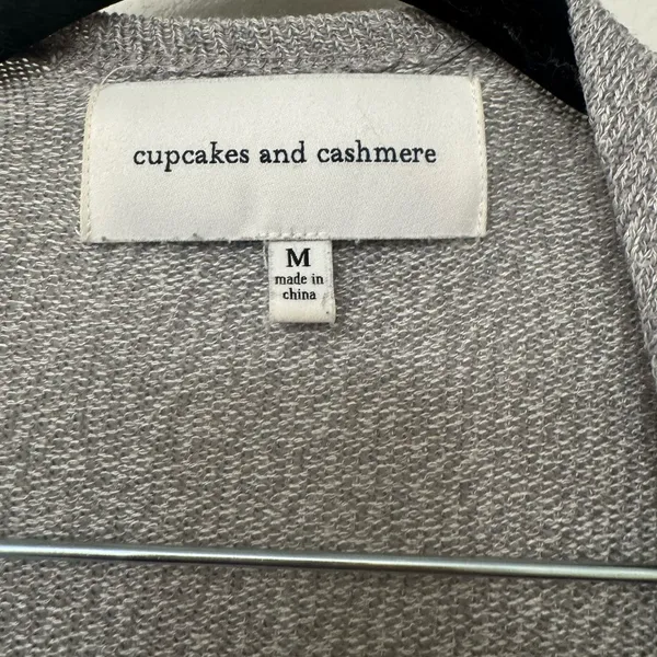 EUC Cupcakes and Cashmere Grey Cardigan | Soft Classic Button Front Sweater - Image 3