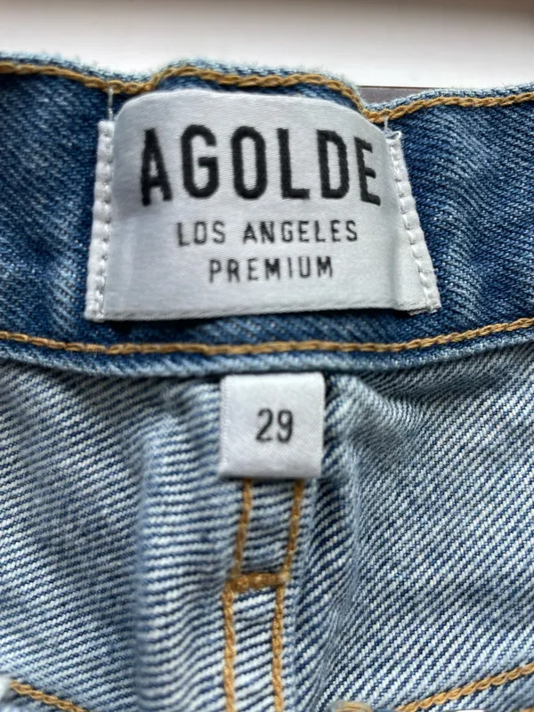 AGOLDE Shorts Denim Distressed - Image 4