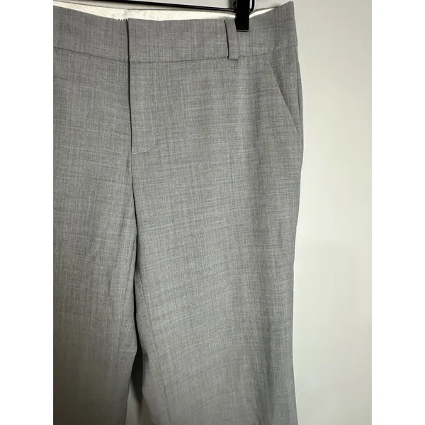 Banana Republic Martin‎ Fit Gray Wool Blend Straight Leg Dress Pants Womens 10 - Image 3