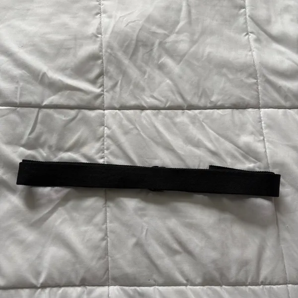 Lululemon Black Woven Yoga Mat Strap D-Ring Adjustable One Size Carry Accessory - Image 5