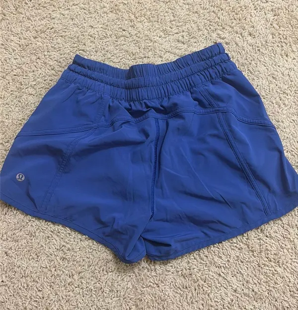 Blue Lululemon Shorts 8 - Image 3