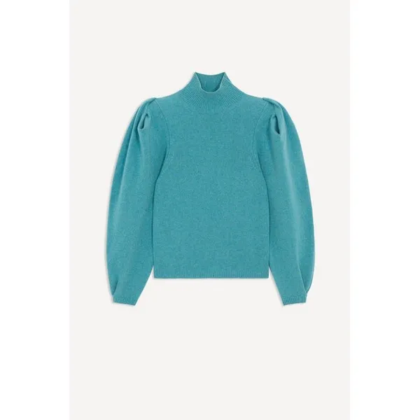 Ba&sh Fred Wool Sweater in Bleu Size S - Image 4