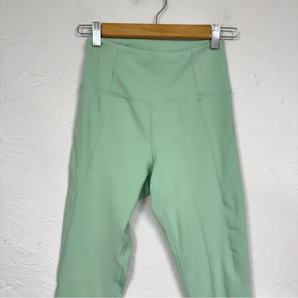 Girlfriend Collective Green High Rise Ankle Leggings Womens S Yoga Pants Gym - Image 2