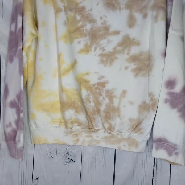 Goodie Two Def Leppard Hysteria Tie-Dye Colorful Graphic Sweatshirt - Image 9