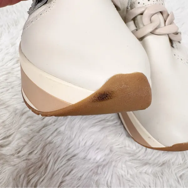 DOLCE VITA Jhenee Platform Loafer Sneakers Size 7.5 Beige Cream Slip On Casual‎ - Image 11
