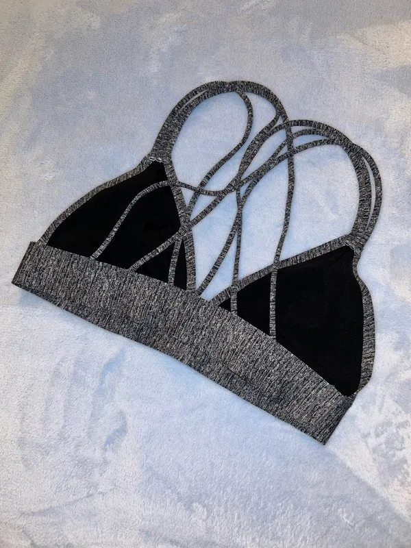 VS grey Nike Pink Sports Bra medium - Image 2