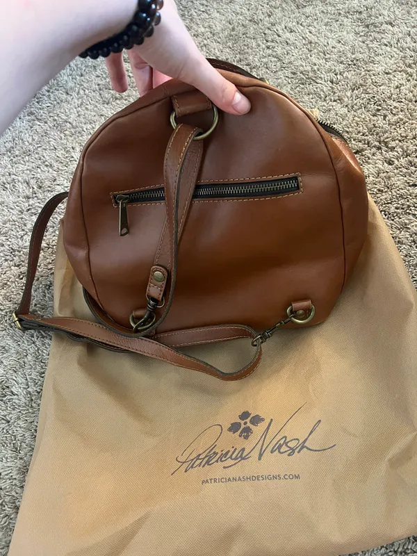 Patricia Nash Leather Backpack - Image 3