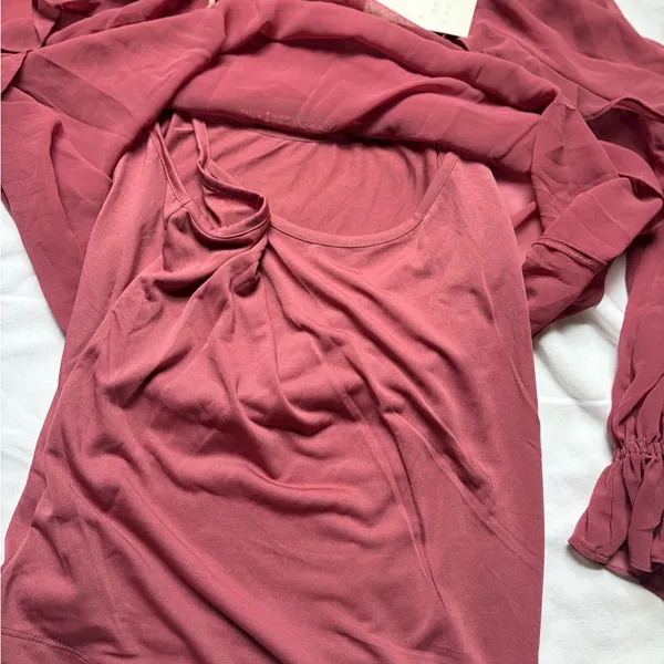 Elegant Women's Blouse in Rose by [Brand] Pink Size XL - Image 3