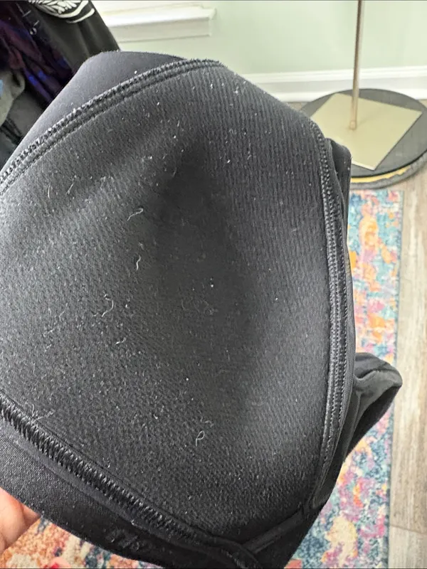 Lululemon Up for It Bra Black Women’s Mesh Cross No Wire Back Medium Support - Image 7