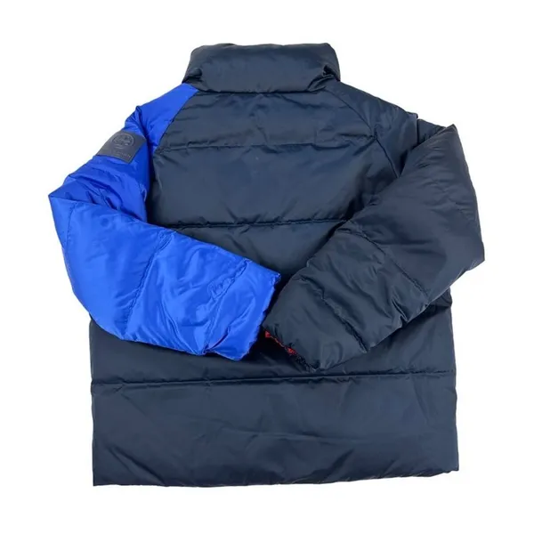 TORY BURCH - Reversible Color-block Quilted Shell Jacket In Blue and Red - Image 5