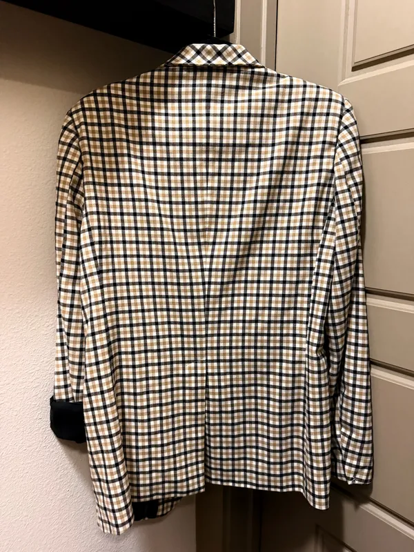 Sister Jane Fringe Plaid Blazer - Image 6
