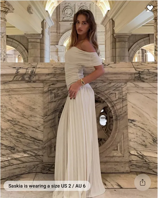 Lioness Field Of Dreams Maxi Dress Oatmeal - Image 2