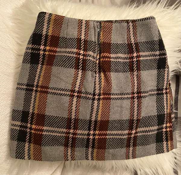 Gianni Bini Plaid Mini Skirt - Image 4