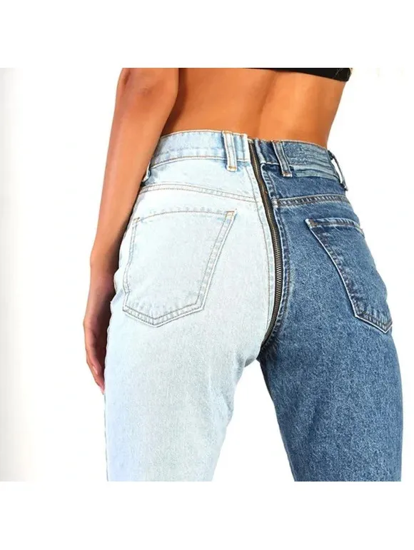 Revice Yin Yang Two-Tone Zipper Jeans - Size 27 - Image 2