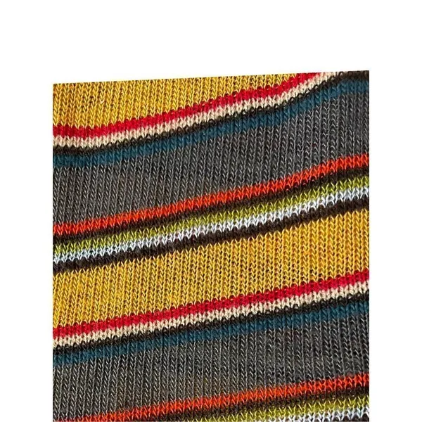 LIVE IN THE MOMENT Yellow Red Brown Stripe Open Front Cardigan Duster L - Image 6