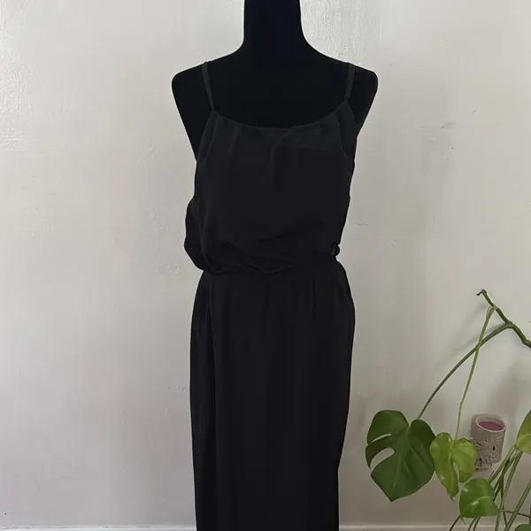 ATHLETA Black maxi dress EUC - Image 5
