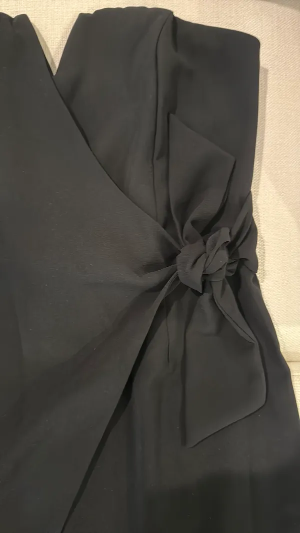 Black strapless cocktail dress  - Image 2