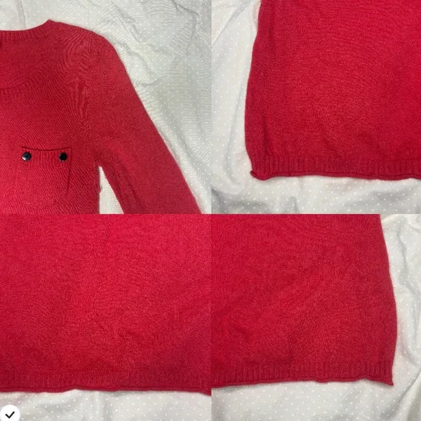 Topshop long sleeve button pocket sweater - Image 5