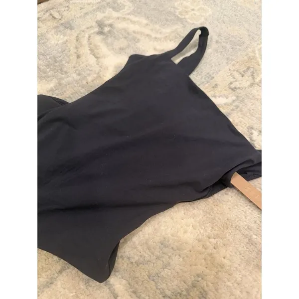 SKIMS Fits Everybody Square Neck Thong Bodysuit Onyx Black Size XS NWT $60 - Image 7