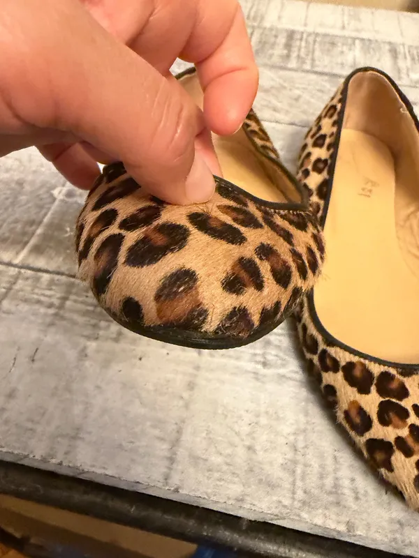 Saks 5th Avenue Leopard Print calf Hair Flats - Image 7