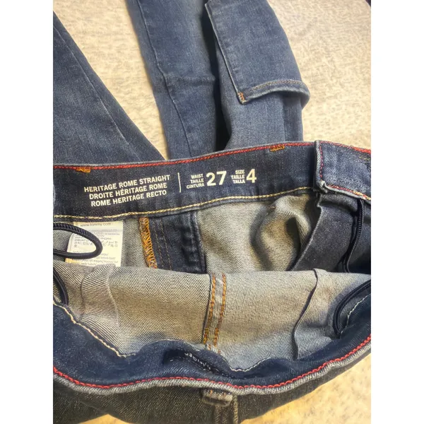 Tommy Hilfiger Women's Jeans Size 27‎ 4 Heritage Rome Straight Zipper ankle NWOT - Image 3