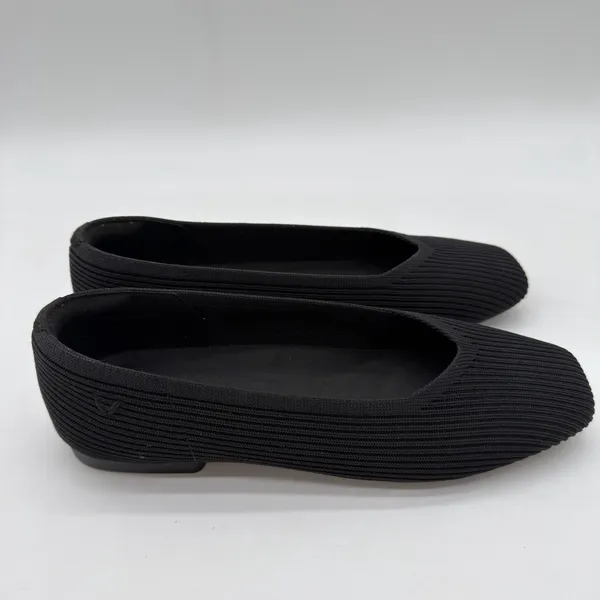 Vivaia Margot Old Money Versatile Arch Support Square Comfort Flats Black 6 - Image 2