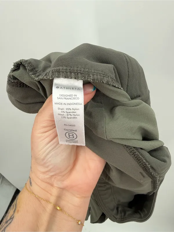 Athleta‎ Women's Trekkie North Shorts Green Size 4 - Image 4